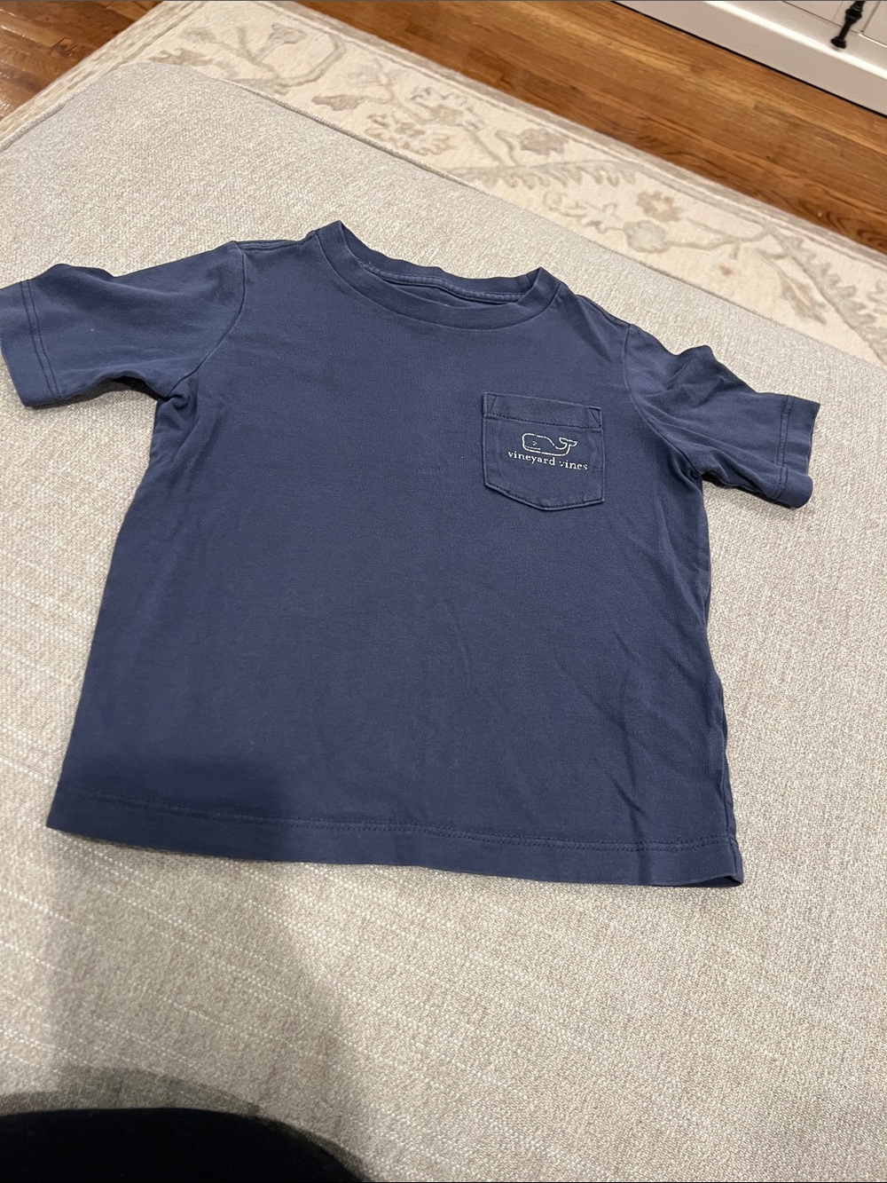 Vineyard Vines Boys Navy Pocket Tee